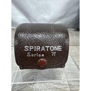 Vintage Spiratone SPIRALITE Series VI Lens 6 Filters, Original Leather Case